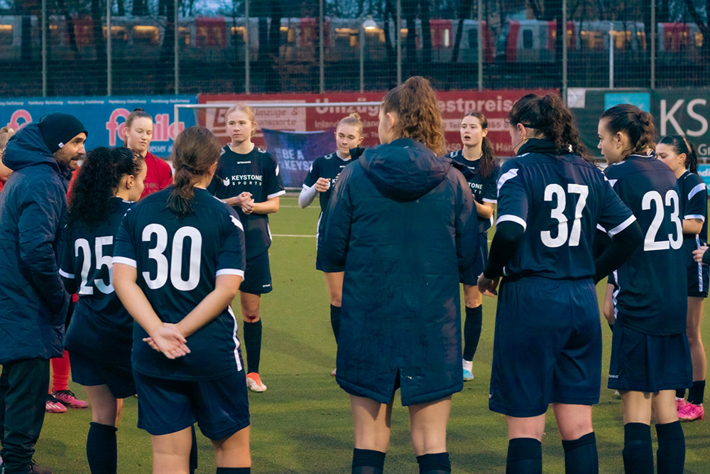 Women's team at soccer showcase