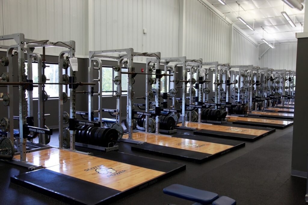 JUCO weight room