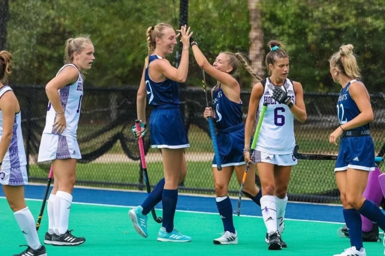 College field hockey players